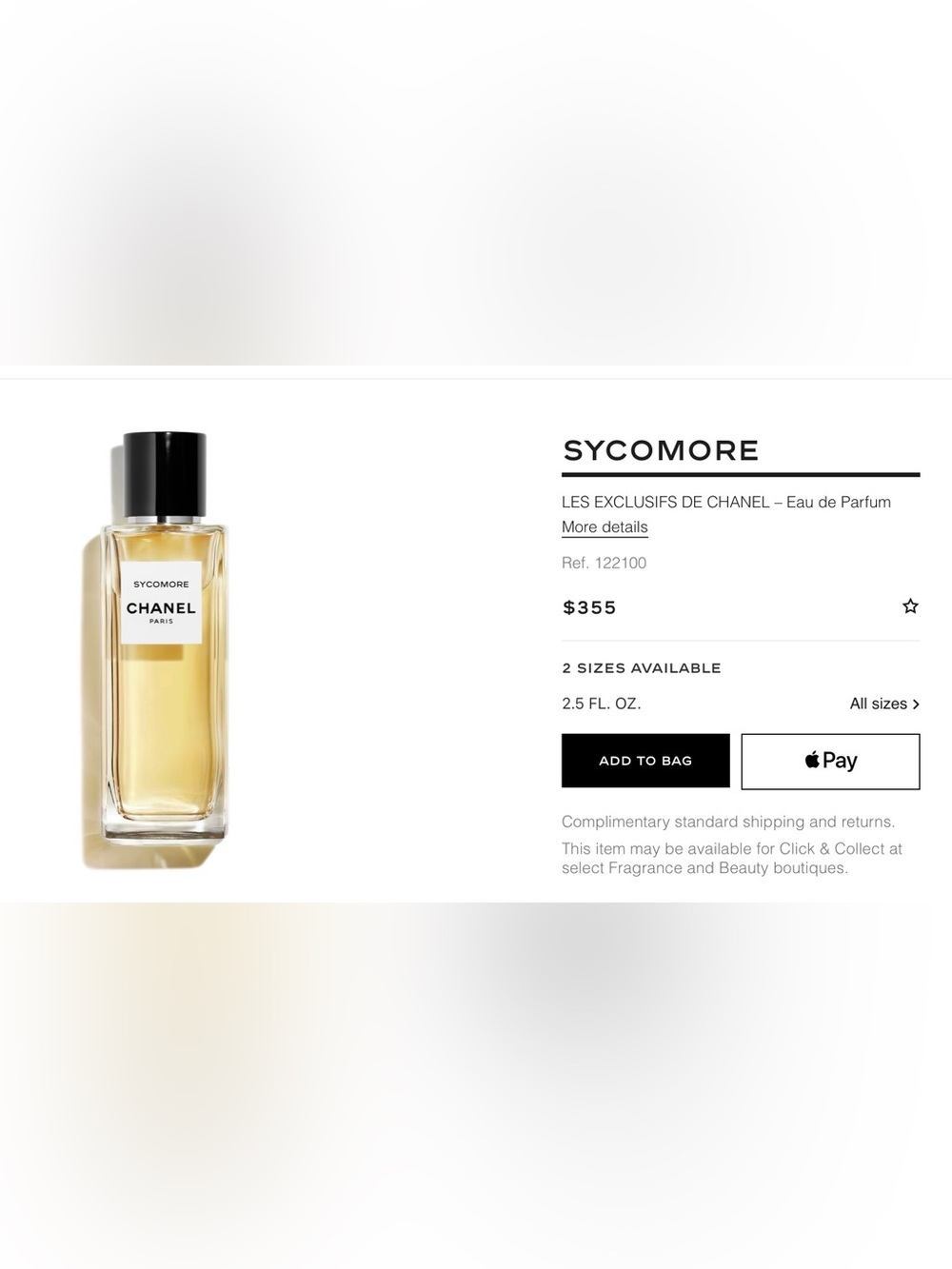 CHANEL Sycomore - Picture 7 of 9